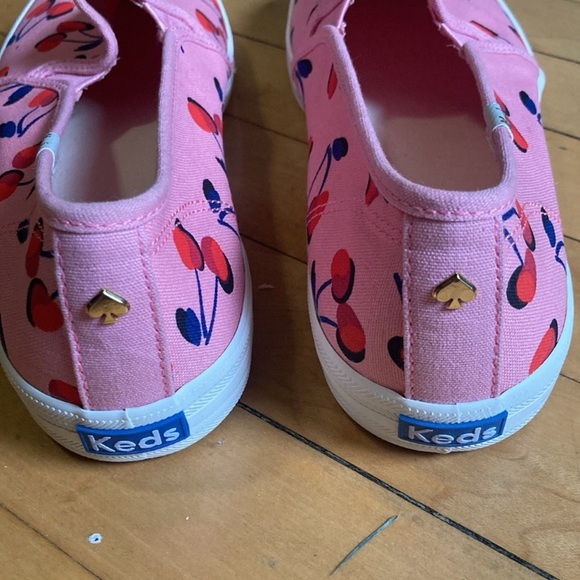 Kate Spade for Keds Cherry Slip On Pink Sneakers - Picture 6 of 6